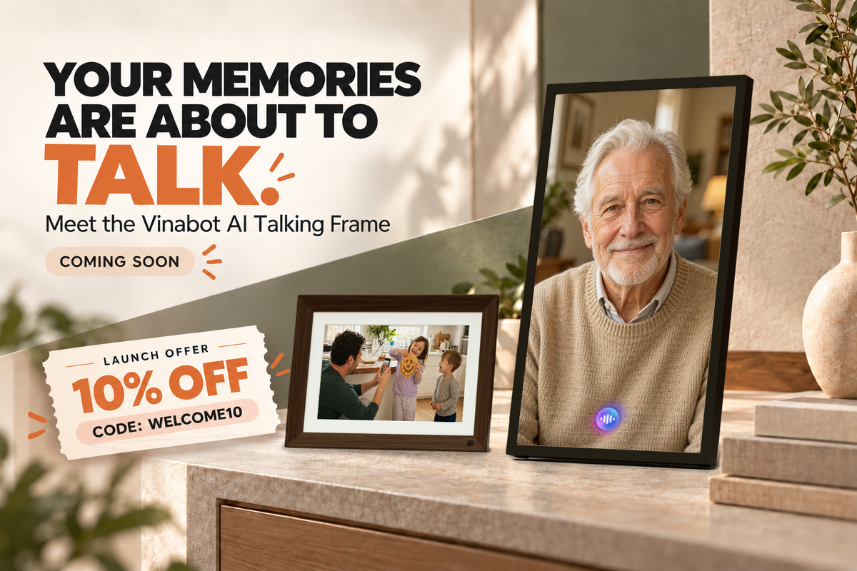 Meet Vinabot AI Talking Frame on October 1